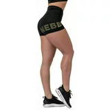 NEBBIA Gold Print Shorts Black S Fitness hlače