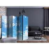 Artgeist PARAVAN 225/172/3 cm bela, svetlo modra | Shoptok.si