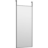  Ogledalo za vrata crno 40 x 100 cm od stakla i aluminija | Eponuda.com