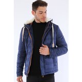 Dewberry M8645 MEN'S COAT-NAVY BLUE | shoptok.hr