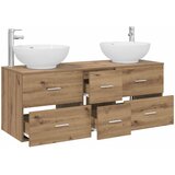  Set namještaja za kupaonicu 3 kom. Hrast artisan | shoptok.hr