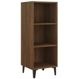 Maison Chic Komoda - Predalnik rjavi hrast 34,5x32,5x90 cm inženirski les, (21716944) | Shoptok.si