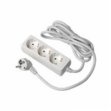  PRIKLJUČNICA PRENOSNA TROSTRUKA |5M| 3x1.5MM BELA AEPS3G5M00 | ePonuda.com