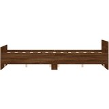  Kreveta s uzglavljem i podnožjem boja hrasta 135x190 cm | shoptok.hr