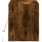  Zidni TV ormarić LED boja dimljenog hrasta 100x31x38 cm | shoptok.hr