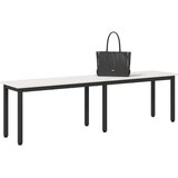  Klupa Bijelo 160 x 35 x 45 cm Čvrsto borovo drvo | shoptok.hr