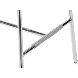  Barski stolček EVORA, oblazinjena izvedba, kromirano ogrodje, svetlo zelene barve | Shoptok.si