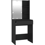  Toaletni stolić s LED svjetlima crni 60 x 40 x 140 cm | shoptok.hr