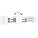 TV ormarić bijeli 80 x 35 x 40 cm od konstruiranog drva | shoptok.hr