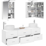  Set namještaja za kupaonicu 5 kom. Bijela | shoptok.hr