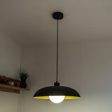  Luster na kablu ECLIPSE 1xE27/15W/230V crna/zlatna | Eponuda.com