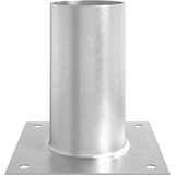  Okrugli sidrište u zemlji 4 pcs Srebrna 15 x 15 x 15 cm Metal | shoptok.hr