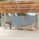 vidaXL Uvlačiva bočna tenda za terasu 180 x 600 cm siva | shoptok.hr