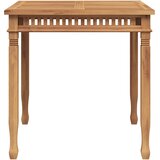  Vrtni blagovaonski stol 80 x 80 x 80 cm od masivne tikovine | shoptok.hr