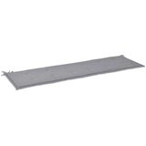  Jastuk za vrtnu klupu sivi 180 x 50 x 3 cm od tkanine Oxford | shoptok.hr
