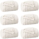  Pokrivači za bacanje 6 pcs Krema 150 x 130 cm Runo | shoptok.hr