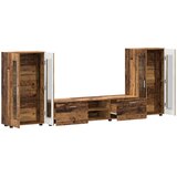  Set TV komoda FLORIN 3 pcs Staro drvo Konstruirano drvo | shoptok.hr