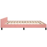  Okvir za krevet s uzglavljem bez madraca 180x200 cm baršunasti | shoptok.hr