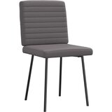  jedilni stoli 6 kosov umetno usnje sive barve, (21828440) | Shoptok.si