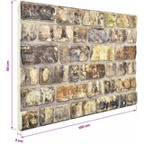  Zidne panele 10 pcs Šareni 100 x 50 cm EPS pjena | shoptok.hr