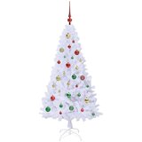  Umjetno božićno drvce Bijela 150 cm PVC i čelik | shoptok.hr