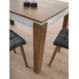 Hanah home Cunda - 2981 WalnutWhite Extendable Dining Table | ePonuda.com
