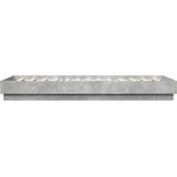  Okvir kreveta boja betona 100x200 cm od konstruiranog drva | Eponuda.com