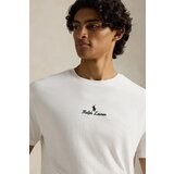 Polo Ralph Lauren Pamučna majica boja: bež, s aplikacijom, 710981370 | shoptok.hr