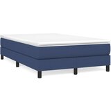 The Living Store Posteljni okvir moder 120x200 cm blago - Box Spring Posteljni Okvir, (21520643) | Shoptok.si