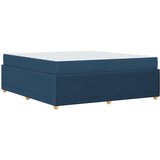  Posteljni okvir z vzmetnico Modra 180 x 200 cm blago | Shoptok.si