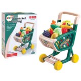 Kolica za kupovinu + namirnice - zelena | shoptok.hr