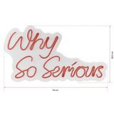 WALLXPERT dekorativna plastična led rasveta why so serious red | ePonuda.com