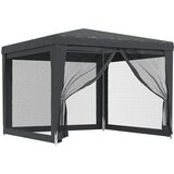  za zabave s 4 mrežasta bočna zida antracit 3 x 3 m HDPE | Eponuda.com