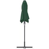  Vrtni suncobran Zelena 370 x 197 x 239 cm Poliester i aluminij | shoptok.hr