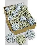  MAŠNA UKRASNA SAMOLJEPLJIVA 80 MM POLY GLITTER PRASENT 18540-099 SORT ZLATNA/SREBRNA Cene
