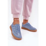 EVENTO Women's Low Suede Sneakers Blue Paliana | Shoptok.si
