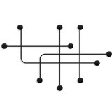 WALLXPERT metalna zidna kuka crne boje samara | ePonuda.com