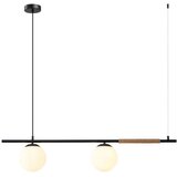 Vidik 22898 VISEĆA SVJETILJKA CRNA NATUR 2xE27 | shoptok.hr