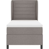 Box spring krevet Sivo-smeđa 90 x 200 cm tkanina - Sivo-smeđa 90 x 200 cm Dizajn linija | shoptok.hr