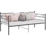  Okvir za krevet na razvlačenje crni metalni 90 x 200 cm | shoptok.hr