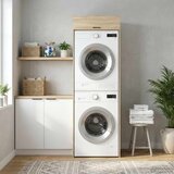  Ormar za perilicu rublja s pohranom Sonoma 67 5 x 68 x 200 cm - sonoma hrast | shoptok.hr