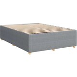  Krevet box spring s madracem svjetlosivi 140x200 cm od tkanine | shoptok.hr