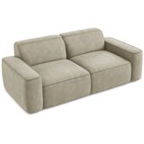 Makamii Bež sedežna garnitura iz šenilje 204 cm Omao – | Shoptok.si