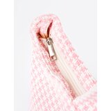 Shelvt Pink and white checkered beach bag | ePonuda.com