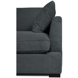 Scandic Siva sedežna garnitura iz rebrastega žameta 236 cm Mobby – | Shoptok.si