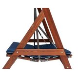 Hanah home Roma 2002 - Navy Blue Navy Blue Garden Triple Swing Chair | ePonuda.com