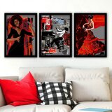 Wallity Set uramljenih slika 3SC57, 3 Dela | ePonuda.com