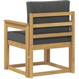  2 Komad Set vanjskih sofa Poliester Bijela i Antracit | Shoptok.si