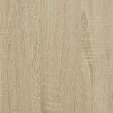 vidaXL Posteljni okvir sonoma hrast 100x200 cm inženirski les | Shoptok.si