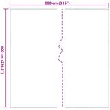  Pokrov za biljke *Transparent*an 6 x 8 m PVC | shoptok.hr